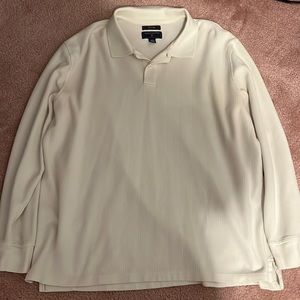 White long sleeve polo saddlebred!!!